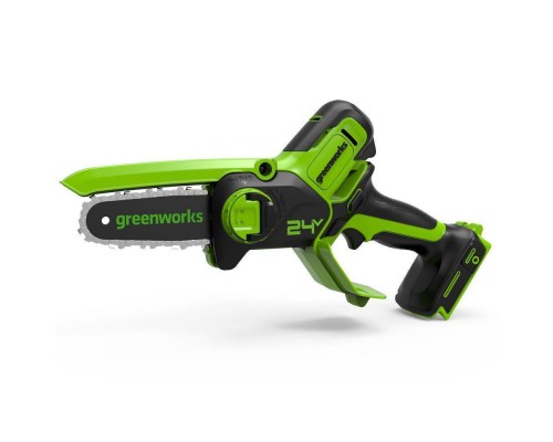Пила цепная аккумуляторная Greenworks GD24CSMNX (мини) без АКБ и ЗУ Пила цепная аккумуляторная Greenworks GD24CSMNX (мини) без АКБ и ЗУ