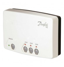 Приемник сигнала беспроводных термостатов (3 канала) Danfoss RX-1. 087N7478