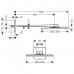Axor ShowerSolutions Верхний душ, 30x30см, 1jet, с держателем 45см, настенный, цвет: шлифованный никель. 35314820
