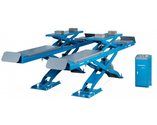 Подъемник ножничный для сх-разв 5,5т, 380В, 2 уровня, синий NORDBERG N635-5,5B