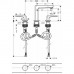 Hansgrohe Metropol Смеситель для раковины, на 3 отв., цвет: хром. 32514000