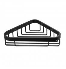 Colombo Basic Угловая металлическая полочка 20.5x12x4.5см, цвет: чёрный матовый. B2732.NM