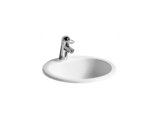 Laufen Fiora Раковина 49см., встраиваемая сверху, 1 отв., цвет: белый Laufen Fiora Раковина 49см., встраиваемая сверху, 1 отв., цвет: белый