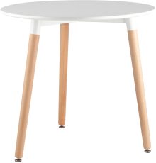 Обеденный стол Stool Group DST Z-210 V.2 белый, ножки бук