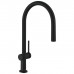 Hansgrohe Talis M54 Кухонный смеситель, на 1 отв, излив: 21см, с вытяжным изливом, цвет: черный матовый. 72802670