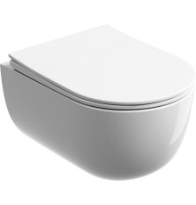 Унитаз подвесной Ceramicanova Modena Rimless CN6063 белый