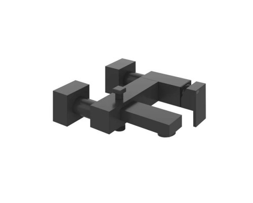 Gessi Rettangolo Смеситель для ванны, настенный, цвет: черный. 20013#299