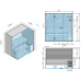 Effegibi Sky Corner 60 Сауна 200x150x201см, угловая SX, цвет: канадский хемлок. SA 55 40 0021