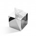 Decor Walther Cube KB 83 Диспенсер для салфеток 13.3x13.3x13.5см, настольный, цвет: хром. 0845600