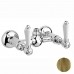 Nicolazzi Petit Mont Blanc Смеситель для душа, настенный, вывод сверху 1/2 (без шланга и лейки), цвет: бронза. 1425BZ78