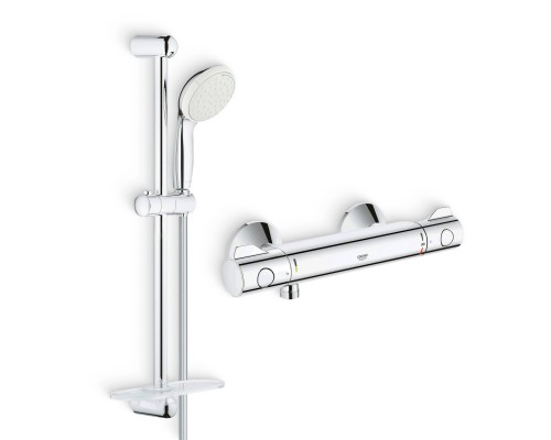 Душевой комплект Термостат Grohe Grohtherm 800 34558000 для душа + Гарнитур Tempesta New 27926001