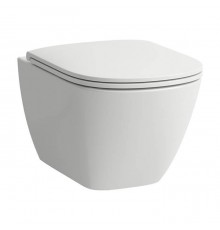 Laufen Lua Унитаз подвесной 52x36см, безободковый, цвет: белый глянцевый. 8.2008.0.000.000.1