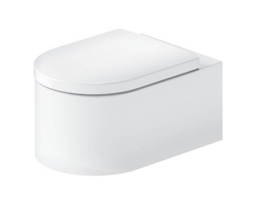 Duravit Millio Унитаз подвесной, 37х57см.,  декор Smooth, крепление в компл., цвет: белый шелковисто-матовый. 250409FF