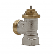 Вентиль угловой Primoclima Armature термостатический ВР-НР 1/2 х3/4 без хвостовика, никель PC3412TANN