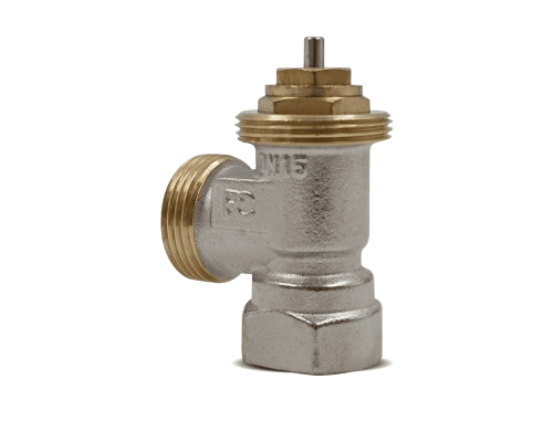 Вентиль угловой Primoclima Armature термостатический ВР-НР 1/2 х3/4 без хвостовика, никель PC3412TANN