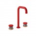 Nicolazzi Festival Смеситель для раковины на 3 отв., цвет: RED. S2438DTCRED+FEFF003+FEFF003