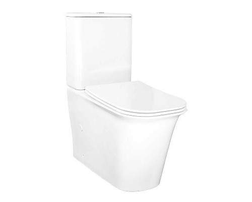 Унитаз-компакт напольный AZARIO Velise AZ-1222A, глянцевый белый