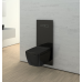 TECELux для установки унитаза -биде (DURAVIT) с верхней панелью из черного стекла с механическим блоком управления, стекло черное, клавиши хром. 9650004,  9650107