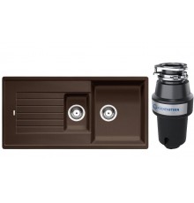 Комплект Мойка Blanco Zia 6S 515072 кофе + Измельчитель KUCHENSTERN Muhle 350MU35
