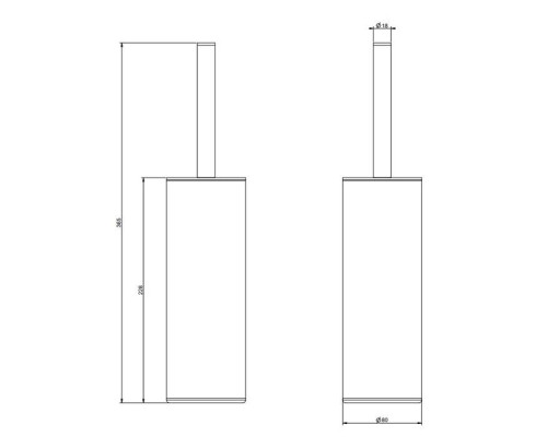 Gessi Emporio accessories Ершик напольный, цвет: хром. 38953#031 Gessi Emporio accessories Ершик напольный, цвет: хром. 38953#031