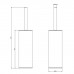 Gessi Emporio accessories Ершик напольный, цвет: хром. 38953#031