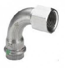 Угловой переход BP 90°, Viega, Sanpress Inox, c SC-Contur, 22 x 3/4, нержавеющая сталь, модель 2314,5