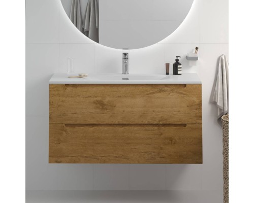 Тумба с раковиной BelBagno Etna 100 rovere nature, раковина BB-8099-100 Тумба с раковиной BelBagno Etna 100 rovere nature, раковина BB-8099-100