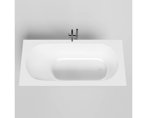 Salini Ornella kit Встраиваемая ванна 170х80х60см, донный клапан, сифон, щелевой слив-перелив, материал: S-Sense, цвет: белый матовый. 102414M