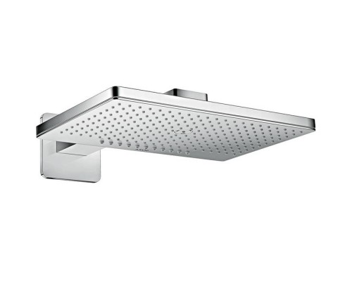 Axor ShowerSolutions Верхний душ 460 х 300мм, 2jet, с настенным держателем 460мм (скругл. края розетки), цвет: хром. 35275000