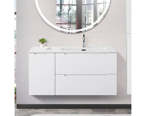 Тумба под раковину BelBagno Etna 100 R 2 ящика, дверца, bianco lucido