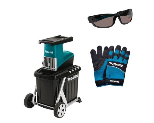 Измельчитель Makita UD2500 + Перчатки L (размер 24) + Очки защитные с пластик. чехлом Измельчитель Makita UD2500 + Перчатки L (размер 24) + Очки защитные с пластик. чехлом