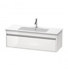 Duravit Ketho Тумба подвесная, 120x47.5х41 , с раковиной и 1 ящиком, цвет: белый глянцевый. 2336120000,  KT642102222