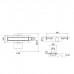 Plumberia Selection Трап душевой PS MODULAR 4x90 2устор. накладка из нерж.стали, комбинир.затвор с горизонт. Выпуском Ду 50мм,40л/мин, цвет: нержавеющая сталь. PSM90MT