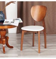 Стул TetChair Датская Diamante белый, коричневый