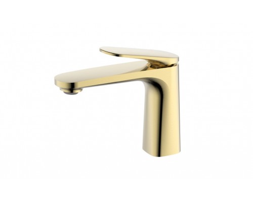 AQM6710BG Imola Смеситель для раковины, без донного клапана, Brushed gold AQM6710BG