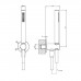 Gessi Shower Sets Душевой комплект, состоящий из вывода воды, держателя, шланга 1,50 м и лейки, цвет: хром. 63329#031