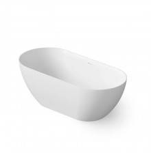 Dea Design Edge Ванна 160x75x56см., отдельностоящая, Solid Surface, цвет: White №18. DD8919 1600 18