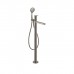 Gessi Emporio Via manzoni Смесителя для ванны, напольный, с душевой лейкой, цвет: Finox Brushed Nickel. 24982#149