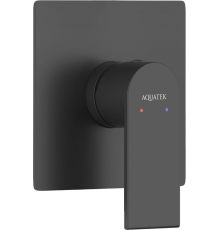Смеситель для душа AQUATEK Лира AQ1466MB С ВНУТРЕННЕЙ ЧАСТЬЮ, матовый черный