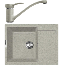 Комплект Мойка кухонная Lava L7.SCA scandic + Смеситель SG04 SCA scandic