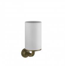 Gessi Venti20 Стакан подвесной, цвет: белый, фурнитура Antique Brass. 65407#713