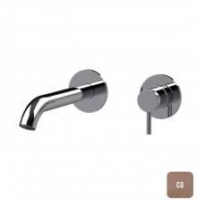 Almar Mixers Смеситель для раковины, настенный, цвет: медь брашированная PVD. E210033.CO