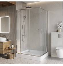 Душевой уголок BelBagno Luce AH-22-115/110-C-Cr, профиль хром, стекло прозрачное