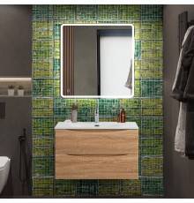 Мебель для ванной комнаты BelBagno Marino-cer-n 80 подвесная, rovere bianco