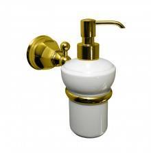 Nicolazzi Accessori Teide Дозатор для жидкого мыла, подвесной, цвет: Gold Brass. 1489GB05
