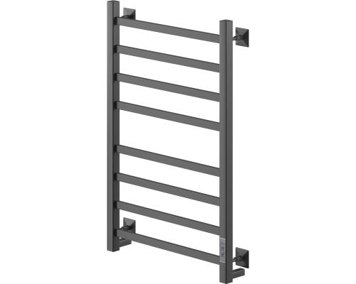 Полотенцесушитель электрический Ника Step 1 80/50, матовый черный RAL9005 Полотенцесушитель электрический Ника Step 1 80/50, матовый черный RAL9005