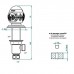 THG Panthere Cristal Noir Вентиль смесителя для раковины. A2K-A02-35