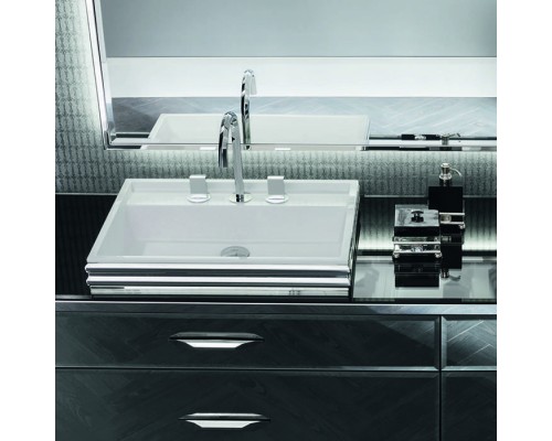 VITAGE milldue edition HILTON Комплект мебели с тумбой под раковину, раковиной ZURIGO63, зеркалом ZURIGO, 216 см, напольный, цвет: Fumegrave;/сталь. 9227.98.3 (С МЕБЕЛЬЮ), H110.71.98, 4054.216.71.98.2, 3330.98 VITAGE milldue edition HILTON Комплект мебели с тумбой под раковину, раковиной ZURIGO63, зеркалом ZURIGO, 216 см, напольный, цвет: Fumegrave;/сталь. 9227.98.3 (С МЕБЕЛЬЮ), H110.71.98, 4054.216.71.98.2, 3330.98