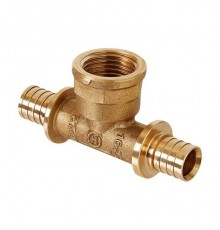 Тройник прямой Hoobs переходный с внутр. резьбой 16x2.2-G1/2 -16x2.2. HB-PEXTG-161216