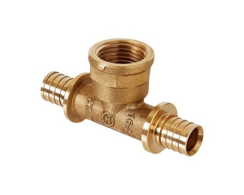 Тройник прямой Hoobs переходный с внутр. резьбой 16x2.2-G1/2 -16x2.2. HB-PEXTG-161216 Тройник прямой Hoobs переходный с внутр. резьбой 16x2.2-G1/2 -16x2.2. HB-PEXTG-161216